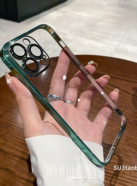 电镀边框12适用ACE2v一加Ace2手机壳pro墨绿色1+11全包9R冷淡风9pro防摔8T透明Ace3一加10pro超薄硅胶软男女