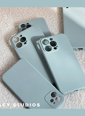 婴儿蓝适用oppoFindX3/X5手机壳pro奶绿色x2液态K9x全包s硅胶薄K7