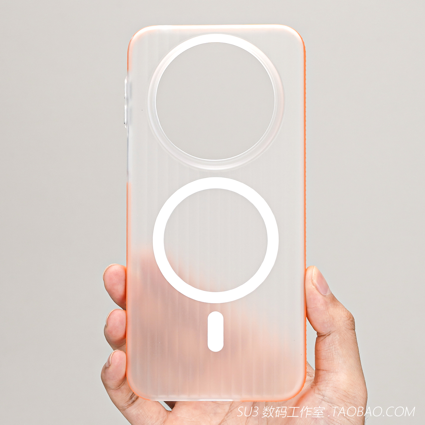 Magsafe磁吸防滑边框瓦楞条纹适用oppoFindX9手机壳X8s橙色pro+磨砂ultra防摔Reno15半透白14硬壳13一加Ace6