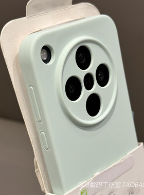 软糯薄荷绿全包镜头适用oppoFindX8s手机壳X8Ultra液态硅胶vivo X200pro橡皮擦手感x100s防摔磁吸充电淡青色