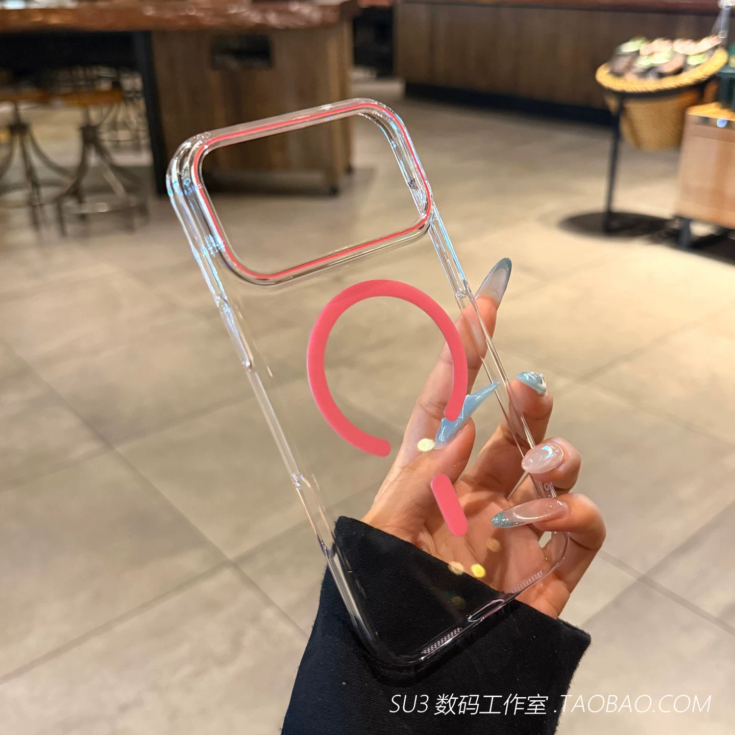 不会发黄高清冰透粉色圈适用小米18pro max手机壳17pro磁吸充电ultra红米K100pro超薄Turbo5透明9硬壳Magsafe