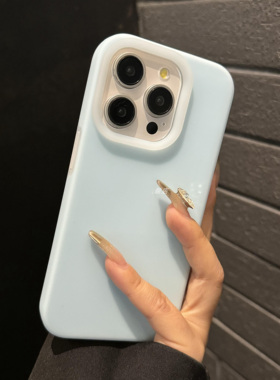 天蓝色Q弹橡皮擦Reno12果冻液态硅胶FindX8适用oppoFindX8手机壳pro雾面FindX7ultra耐脏软糯纯色全包防摔ins