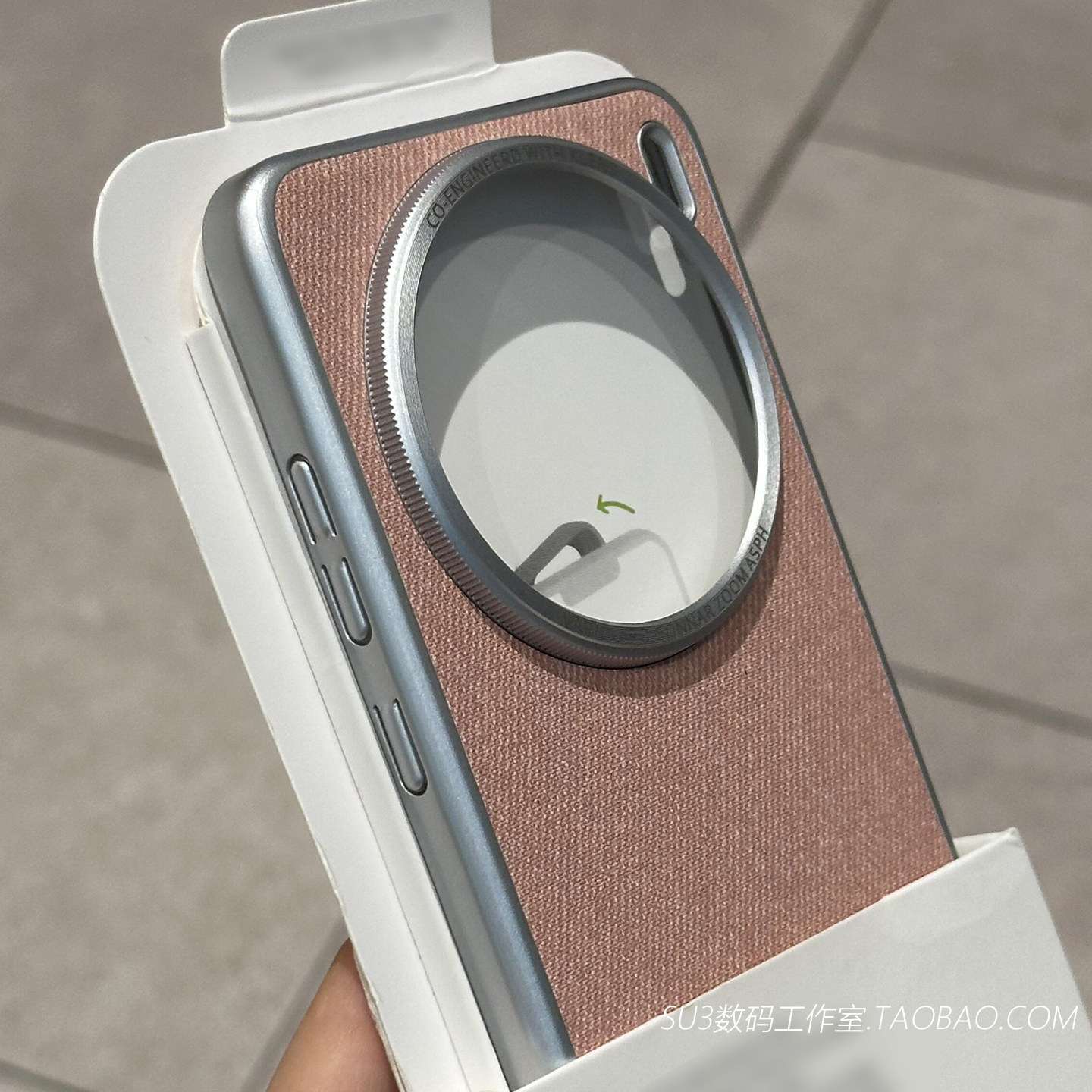 亚麻粉色毛麻布料适用14Ultra小米15/14pro手机壳红米K80磁吸充电findx8粗纹理磨砂撞色硬壳镜头加高小众少女