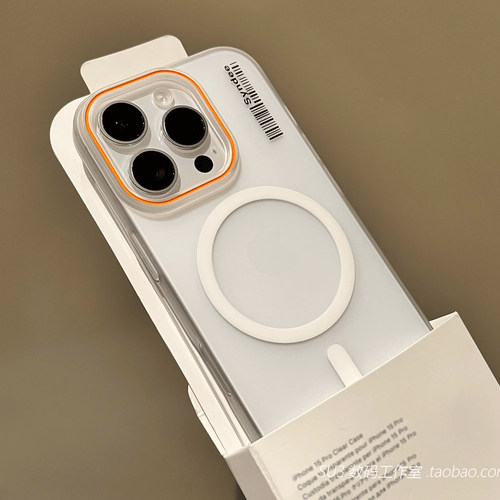 半透白色磁吸无线充电ultra适用oppoFindX8s手机壳Reno13撞色Ace5pro一加15条码12磨砂x9冰雾10硬壳MagSafe7+