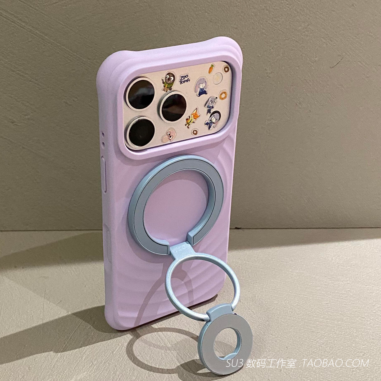 双面强磁吸站立三折叠支架适用小米17promax手机壳17pro波漾15液态硅胶14甜甜圈13苹果指环扣网红防摔耐脏ins