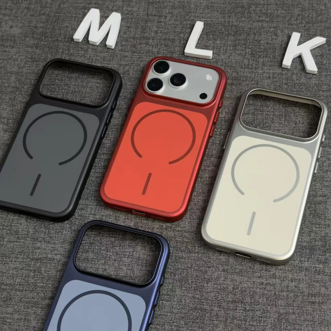 磁吸无线充电适用iPhone17苹果17promax手机壳16黑色15超薄14肤感13亚克力12硬壳红色magsafe男电镀纯色高级