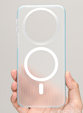 Magsafe磁吸IQOO15防滑13边框neo11瓦楞条纹适用vivoX300手机壳X300pro蓝色X200s磨砂mini防摔透白硬壳薄大孔
