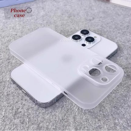 civi3硬壳超薄适用小米civi4pro手机壳K40s红米note13pro+半透明12Tpro磨砂Turbo白色11全包镜头mix4裸机手感