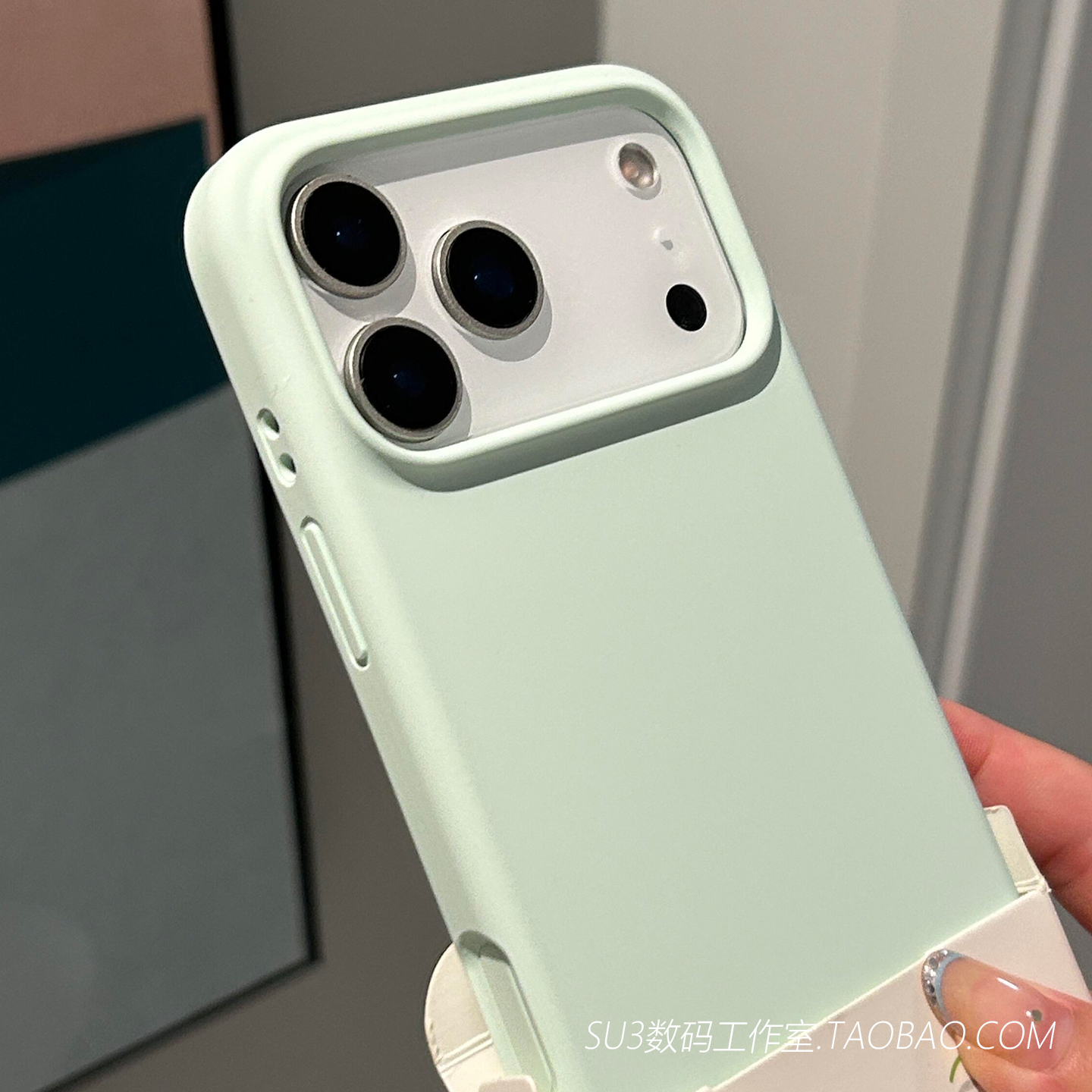 耐脏k90橡皮擦感适用小米17手机壳17pro液态硅胶max软note简约15s防摔14ultra红米K80至尊版K70e薄荷绿色+女