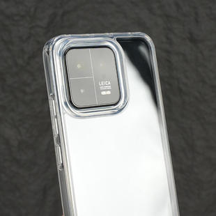 不发黄冰晶高清透明适用12x小米13pro手机壳12S大孔11青春版K50ultra至尊红米K60气囊e防摔高级简约薄亚克力4