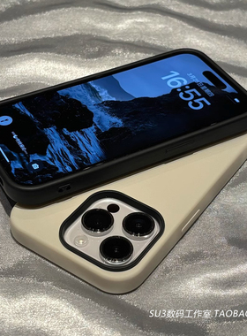 双层简约撞色镜头框P70适用Art华为mate60pro手机壳p50pro二合一40pro黑色白色+肤感p60硅胶全包软壳防摔大孔