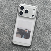 雾面半透明超薄软透灰色适用iPhone17苹果17pro小米手机壳max硅胶16plus全包镜头15裸机肤感14防摔13独立按键