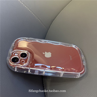 ins风简约椭圆形适用三星S23ultra手机壳S22ultra气垫S21 透明A54高级感A52全包A72防摔A34硅胶s24壳加厚小众