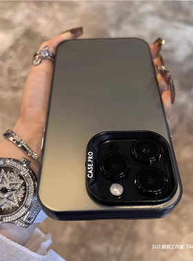 哑光磨砂镭射肤感黑色适用civi3小米10s手机壳K60至尊版K50全包K40s红米k30高级note12Turbo简约11pro+纯色13