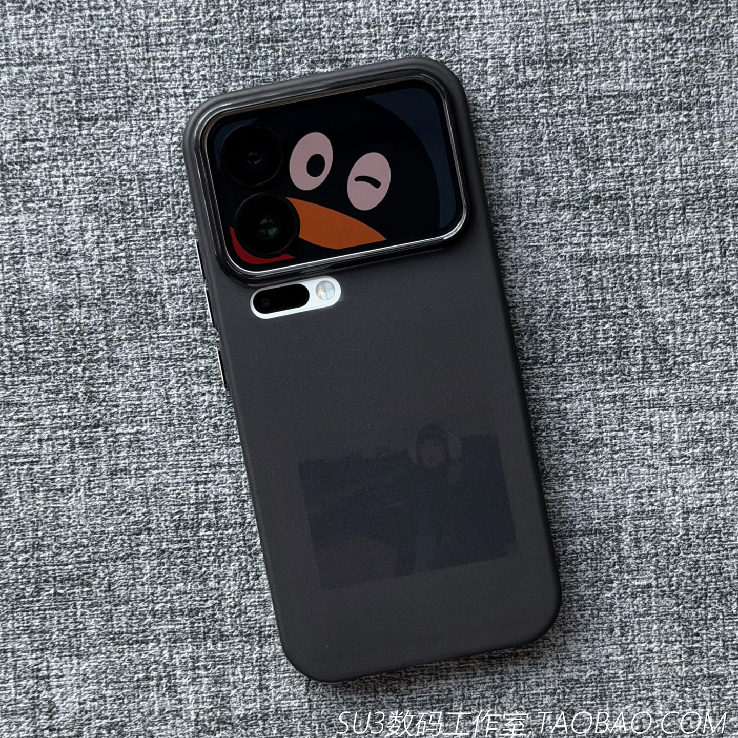 雾面磨砂透黑色半透明超薄软壳适用17pro小米17promax手机壳15高级抗黄拜耳14简约肤感不沾指纹独立金属按键