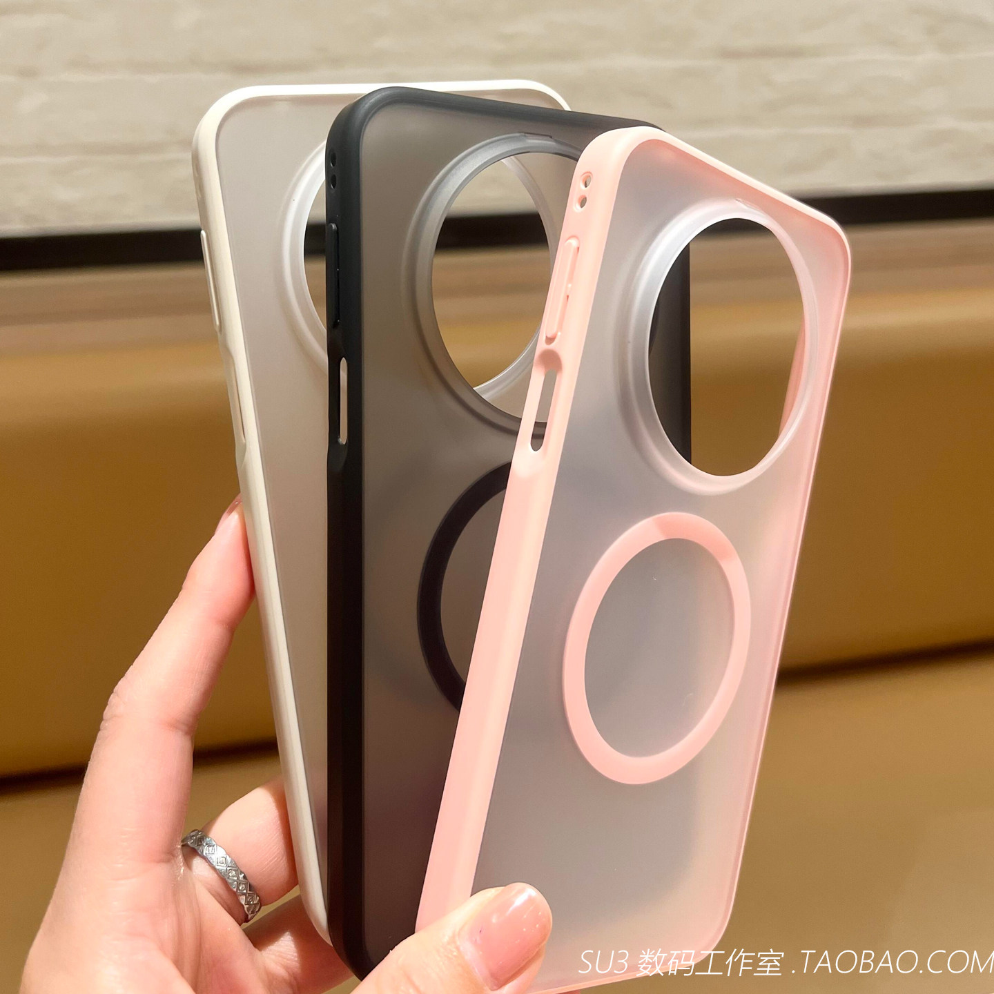 磁吸适用华为mate80promax手机壳Pura80pro半透雾面ultra磨砂magic8荣耀500硅胶x70大孔全包边防摔简约男新款