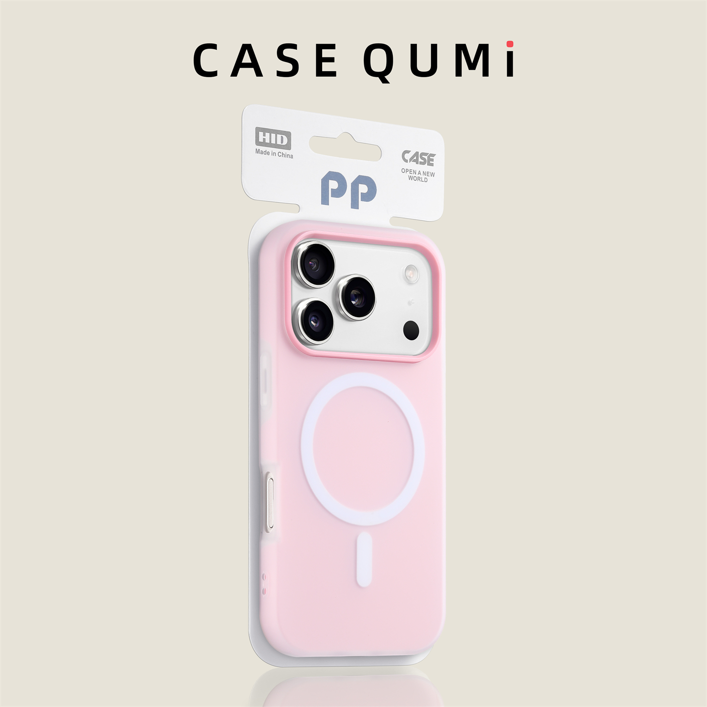 磨砂雾面果冻适用17promax小米17pro手机壳15磁吸充电14防摔撞色Pura80华为mate70大孔+奶油60樱花粉magsafe