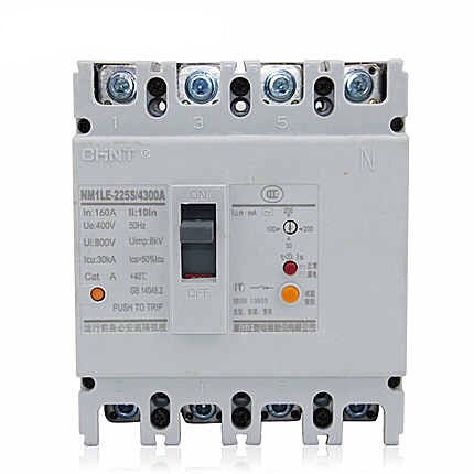 正泰漏电保护器 塑壳开关 NM1LE-250S/3300/4300 125A- 250A 可选