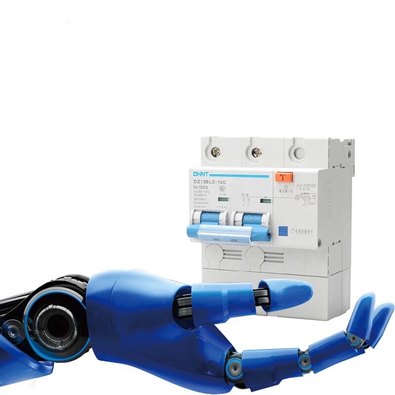 正泰 大电流漏电保护器 断路器 漏保 DZ158LE  1P+N 2P3P 3P+N 4P
