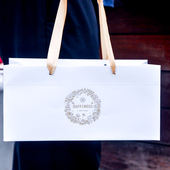 手提袋手拎袋纸袋烘焙包装 袋礼物袋礼品袋子10个 外袋精致加厚包装