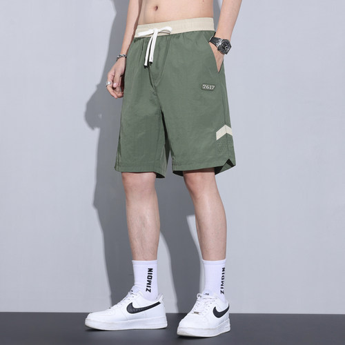 真维斯夏季男士速干薄款宽松短裤