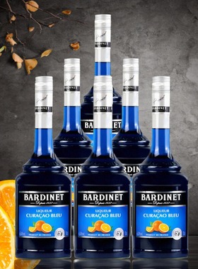 必得利(Bardinet)蓝香橙力娇酒 原瓶700ml *6瓶 系列