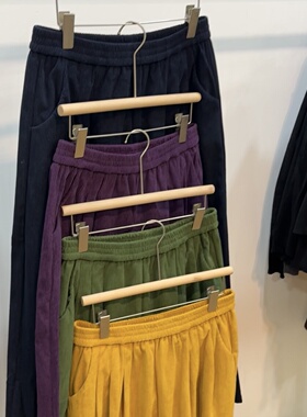 CT198#【曼城假日】直筒遮肉垂感阔腿裤