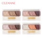 Nhật Bản CEZANNE / Qian Li bóng ba màu micro pearlescent màu hồng phấn nâu tự nhiên nâu nâu nâu cam nâu - Bóng mắt bảng morphe