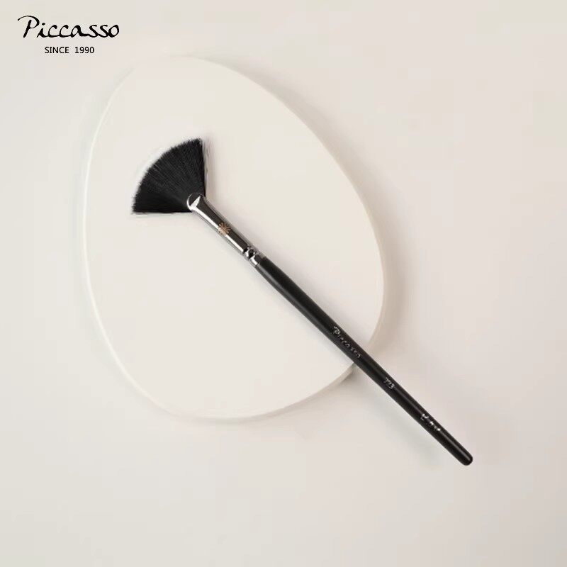 韩国piccasso723扇形余粉化妆刷