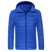 清仓断码 羽绒服 90%白鸭绒男轻薄连帽轻羽绒立领保暖短款