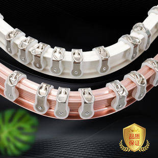 窗帘杆轨铝合金弯轨道单轨双轨支架滑轮配件侧装顶装加厚升级特价