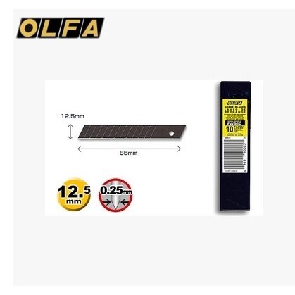 正品日本OLFA美工刀片 FWB-10中号黑刀片12.5MM墙纸贴膜壁纸刀片,文具电教/文化用品/商务用品,刀片,淘宝优惠券,粉丝福利购,淘宝优惠卷