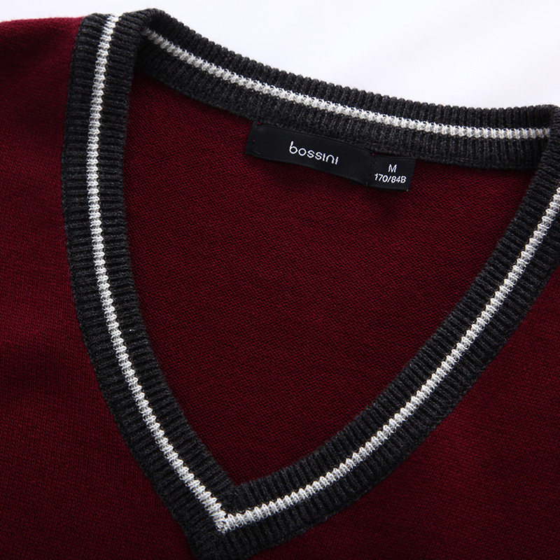 Débardeur homme Woolen gilet BOSSINI en coton - Ref 1586008 Image 4