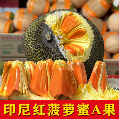 正宗印尼红菠萝蜜进口新鲜热带水果越南红肉菠萝蜜脆甜大果一整个
