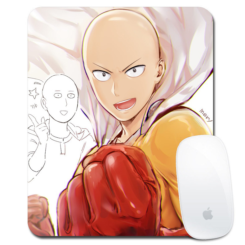 一拳超人鼠标垫one punch man 埼玉动漫可爱创意桌游垫子加厚小号