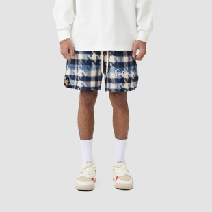 【断码清仓】Procity曹芳运动短裤男女休闲宽松千鸟格子五分裤子