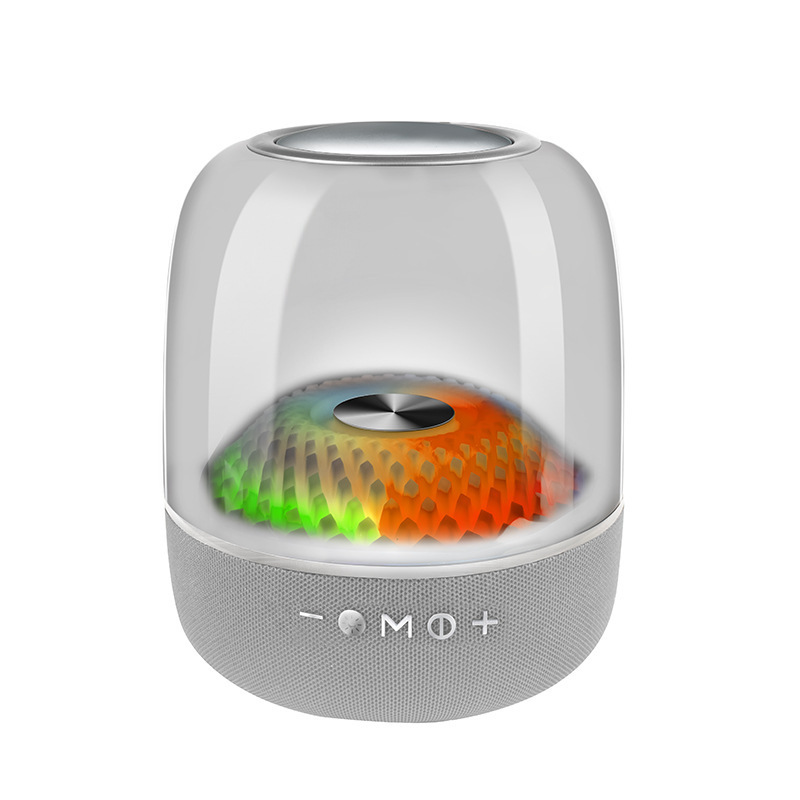 新款琉璃四透明LED蓝牙音箱低音