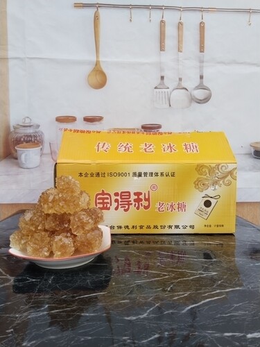 宝得利老冰糖10kg/件多晶体黄冰糖白沙糖特甜炒糖色糖水