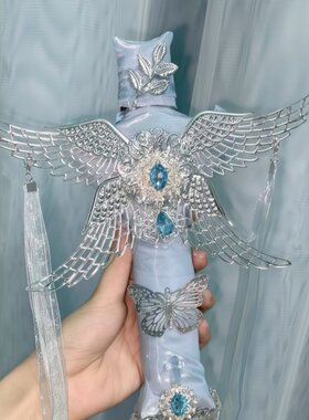 古风镂空金属翅膀花片DIY配件