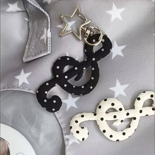 ins古早波点音符翅膀星星钥匙扣