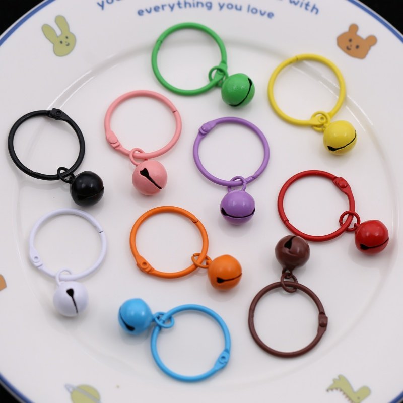 30mm彩色活动卡圈开口钥匙环铃铛挂件ins钥匙链diy挂饰配件材料,饰品/流行首饰/时尚饰品新,其他DIY饰品配件,淘宝优惠券,粉丝福利购,淘宝优惠卷