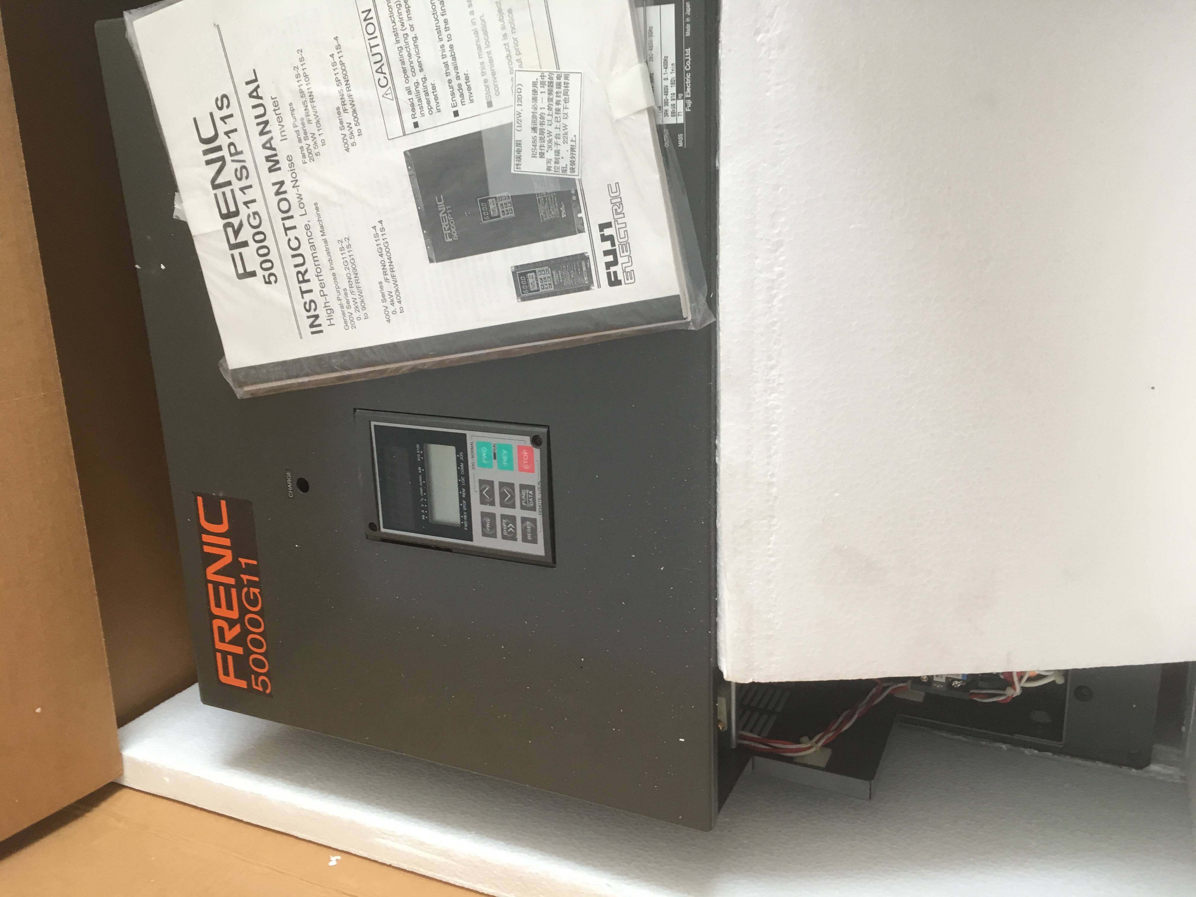 库存全新原装日本进口纺纱机专用型 frn45g11t-4cg 45kw 380v