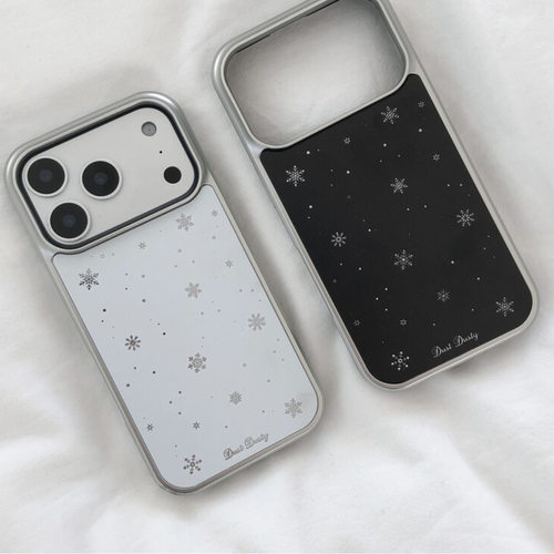 韩系ins冬季氛围雪花星星手机壳