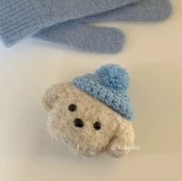 Корейский плюш плюш Teddy Airpods1/2 Беспроводная Bluetooth защитная крышка Airpods Pro2 Силиконовая мягкая оболочка