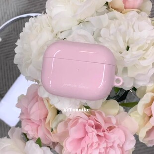 韩国进口~爱豆李荣书同款治愈系粉色甜美少女适用airpods4保护套airpodspro2苹果耳机套airpods3/2防摔