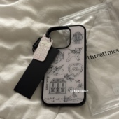 14外壳 17promax保护壳苹果16手机壳16promax保护套15防摔13 设计师复古艺术时髦个性 独角兽适用iphone17pro