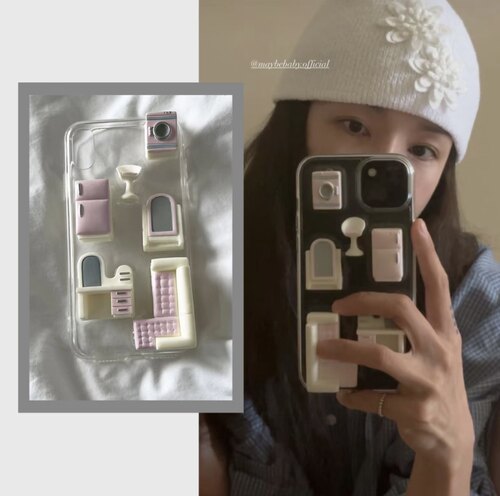 baby酱同款小众艺术趣味手机壳套