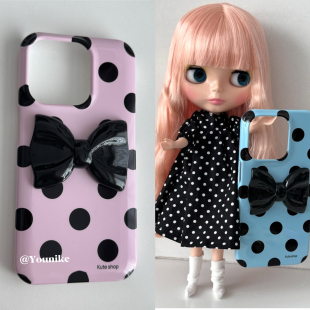 14壳 韩系ins古早轻亚甜美少女蝴蝶结波点适用iphone17pro 17promax保护壳苹果16手机壳16promax保护套15