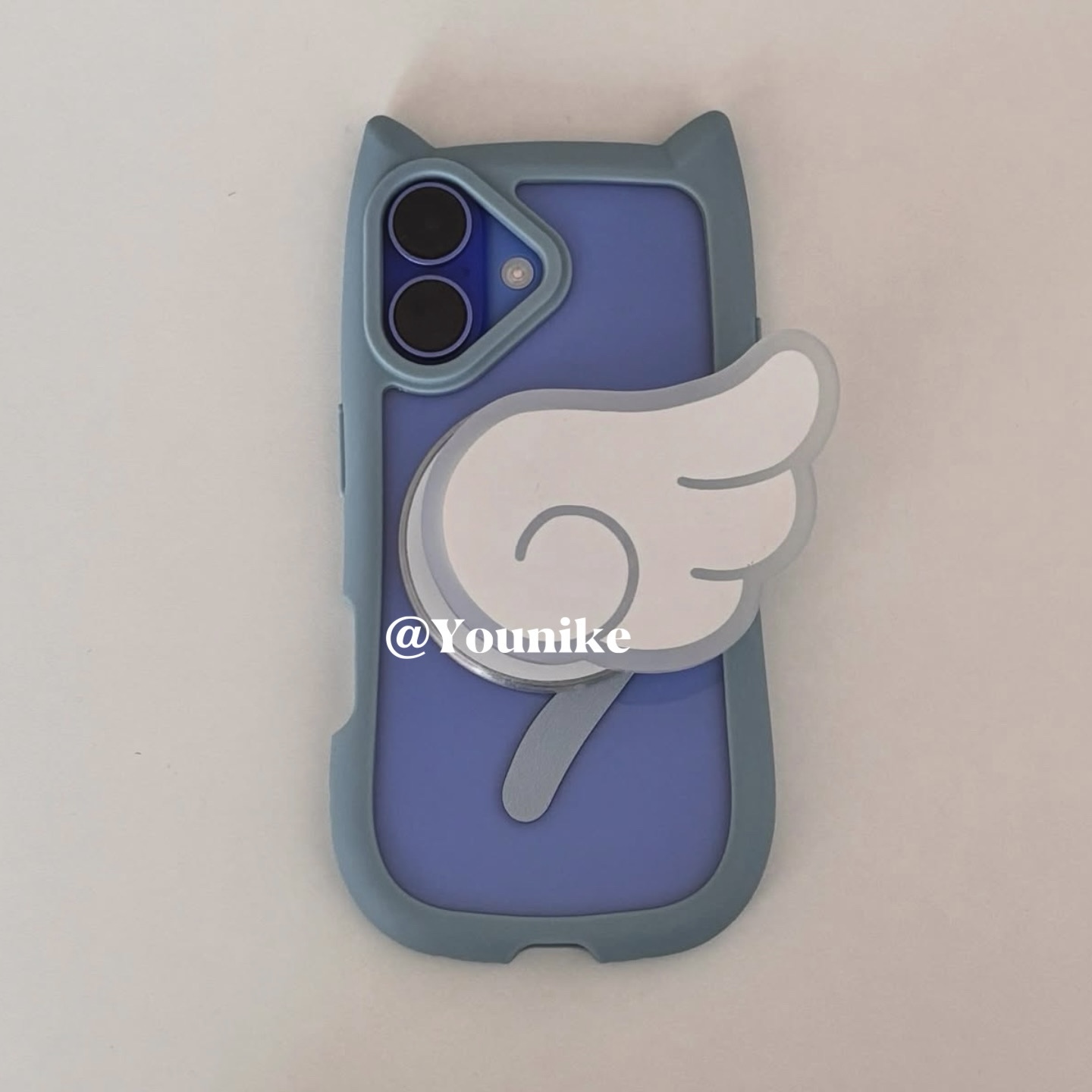韩系小众别致可爱猫尾巴可以放照片的手机壳磁吸适用iphone16pro/15promax苹果16/13/14/12手机壳保护套华为