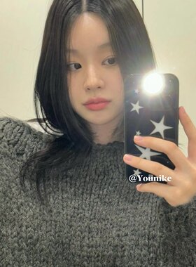 博主同款时髦美式星星手机壳苹果